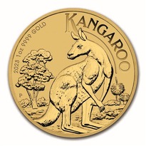 Gold Coin Kangaroo Oz Silver Bullion